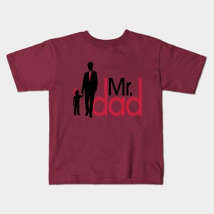 Mr Dad the best dad in the world Kids T-Shirt